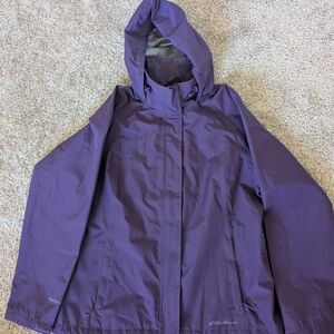 Eddie Bauer Women's Purple Hooded Jacket